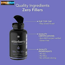 Load image into Gallery viewer, SR® Elderberry Immune Support with Zinc, Vitamin C + D3 (5000IU) | Highest Extr
