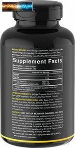 Max Potency CLA 1250 (180 Softgels) with 95% Active Conjugated Linoleic Acid | W