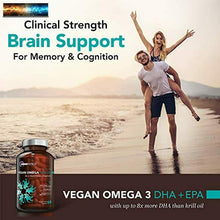 Load image into Gallery viewer, Vegan Omega DHA+EPA | MD-Certified Prenatal DHA with EPA | 8X More DHA Than Kril
