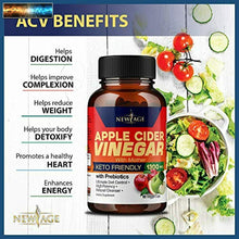 Load image into Gallery viewer, (2-Pack) Apple Cider Vinegar w/Mother Capsules 180 Capsules 1300 mg with Prebiot
