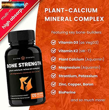 Load image into Gallery viewer, Bone Strength Supplement with Based Calcium, Magnesium, Potassium, Zinc, Stront
