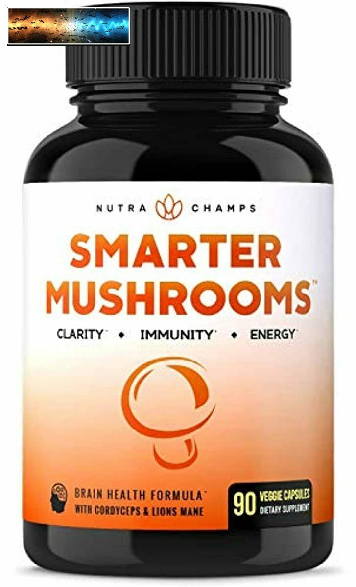 Mushroom Supplement - Lions Mane & Complex with & More - Immune System Booster