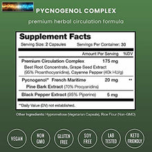 Load image into Gallery viewer, Pycnogenol Pine Bark - Premium Supplement with 200mg Herbal Complex for Circulat
