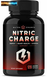 Nitric Oxide Supplement with L Arginine, Citrulline Malate, AAKG, Pine Bark & Gr