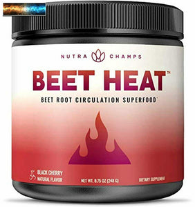 Beet Root Powder Circulation Superfood - Endurance, Energy & Recovery - Nitric O