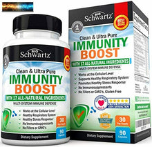 Carica l&#39;immagine nel visualizzatore di Gallery, Immune Support Supplement with Vitamin C 1000mg Zinc Elderberry Ginger Echinacea
