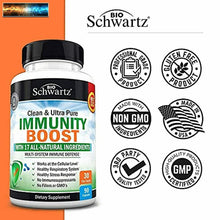 Carica l&#39;immagine nel visualizzatore di Gallery, Immune Support Supplement with Vitamin C 1000mg Zinc Elderberry Ginger Echinacea
