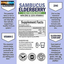 Load image into Gallery viewer, Elderberry with Zinc &amp; Vitamin C for Immune Support - Bioschwartz Vitamins for W
