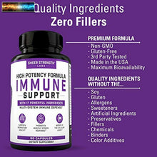 Carica l&#39;immagine nel visualizzatore di Gallery, 17 in 1 Daily Immune Support Supplement with Vitamin C, Elderberry, Zinc, Ginger
