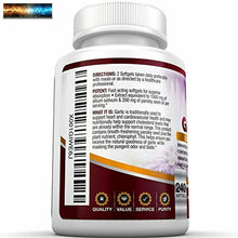 Cargar imagen en el visor de la galería, BRI Nutrition Odorless Garlic - 240 Softgels - 1000mg Pure and Potent Garlic All
