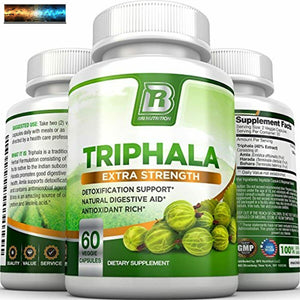 BRI Nutrition Triphala - 1000mg Veggie Himalaya Triphala Pure Extract Plus - 30