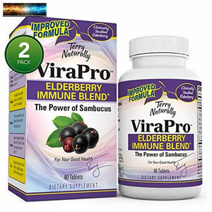 Terry Naturally ViraPro - 60 Tablets - Pack of 2 - Powerful Immune Support Suppl