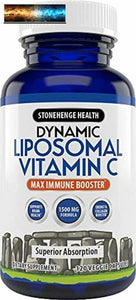 Liposomal Vitamin C 1500mg - 120 Capsules - Advanced Formula - Non-GMO Sunflower