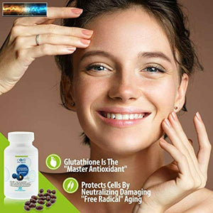 Liposomal Glutathione Softgels NO-Taste - Pure Reduced Setria® Glutathione 500m