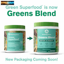 Load image into Gallery viewer, Amazing Grass Greens Blend Detox &amp; Digest: Cleanse with Super Greens Powder, Dig
