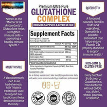 Load image into Gallery viewer, Glutathione Supplement with Vitamin C Milk Thistle Alpha Lipoic Acid &amp; Quercetin
