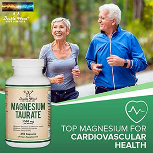 Magnesium Taurate Supplement for Sleep, Calming, and Cardiovascular Support (1,5