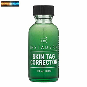 Instaderm Skin Tag and Mole Remover and Corrector, Fast Acting Medical-Grade Sal