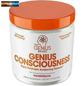 Genius Consciousness - Super Nootropic Brain Booster Supplement - Enhance Focus,