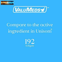 Cargar imagen en el visor de la galería, ValuMeds Nighttime Sleep Aid (Twin Pack - 192 Softgels) Diphenhydramine HCl, 50
