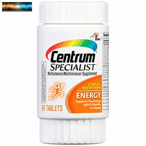 Centrum Specialist Energy Adult (60 Count) Multivitamin / Multimineral Supplemen