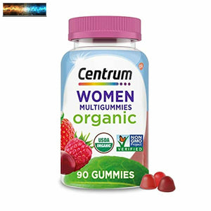 Centrum Women's Organic Multigummies Women's Multivitamin Gummies Organic Multiv