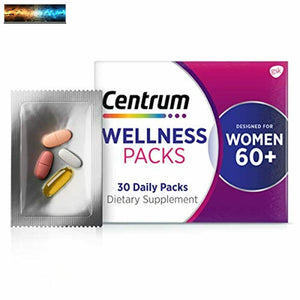 Centrum Wellness Packs Daily Vitamins with Complete Multivitamin for Women in Th