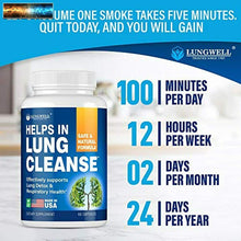 Load image into Gallery viewer, Quit Smoking Aid - Lung Cleanse &amp; Detox Pills - Made in USA - Helps to Clear Lun

