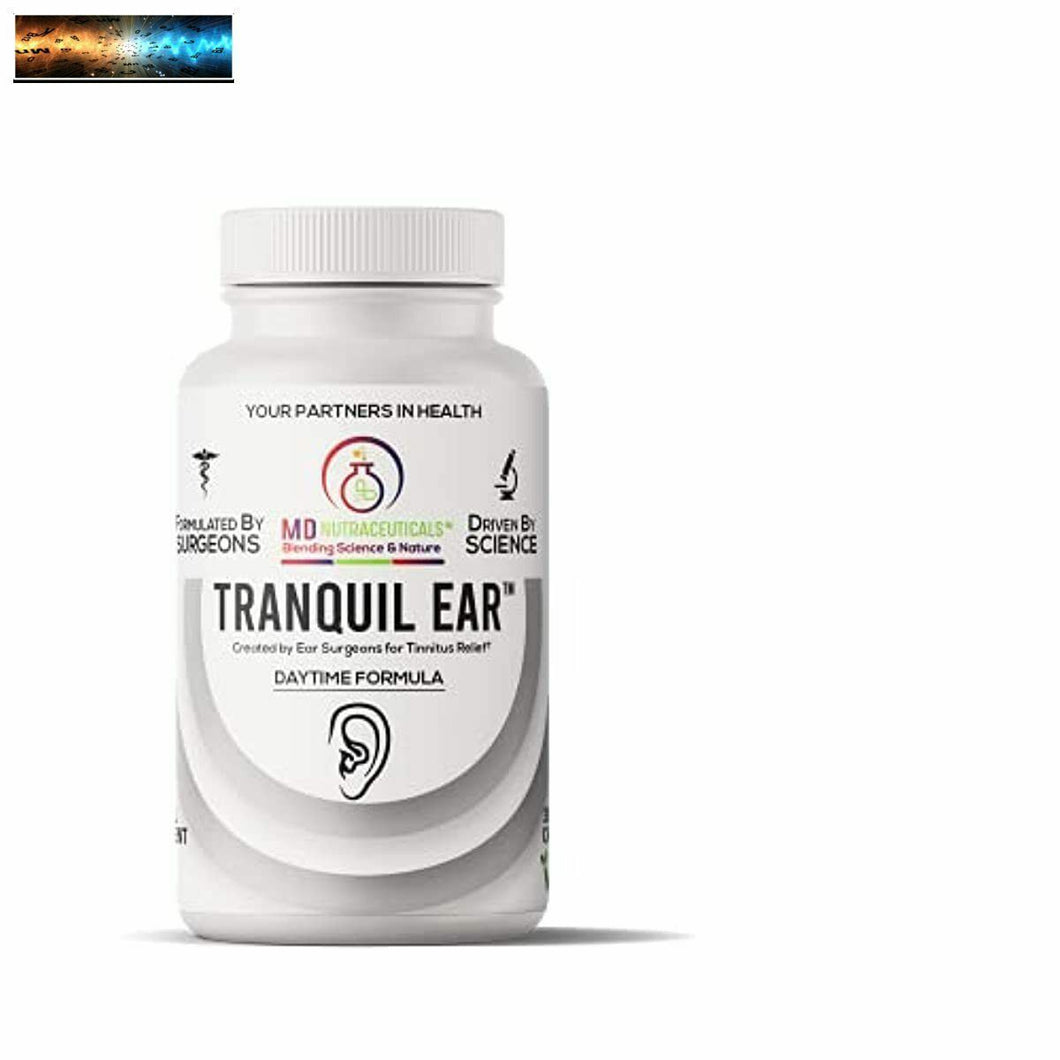 Tranquil Ear Tinnitus Relief Supplement 1 Month Supply | Formulated & Created by