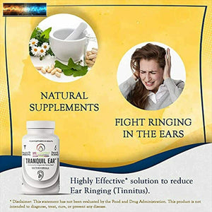 Tranquil Ear Tinnitus Relief Supplement 1 Month Supply | Formulated & Created by