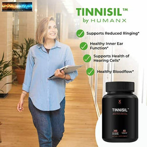 Tinnisil - Tinnitus Supplement - Calm Ear Formula - Ear Ringing - Ring Ease - Su