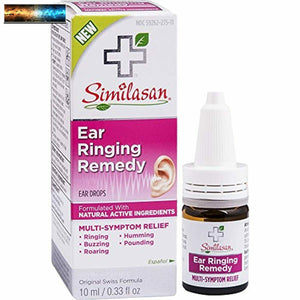 Similasan Ear Ringing Remedy Drops, for Temporary Multi-Symptom Relief from Nois