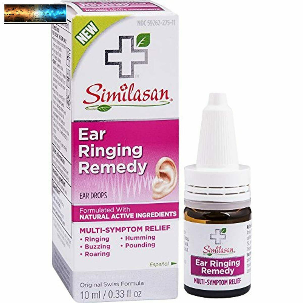 Similasan Ear Ringing Remedy Drops, for Temporary Multi-Symptom Relief from Nois