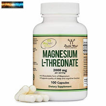 將圖片載入圖庫檢視器 Magnesium L Threonate Kapseln (Magtein) – Hohe Absorption Ergänzung – Bioa
