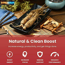 Cargar imagen en el visor de la galería, NutraChamps Coréen Rouge Panax Ginseng 1650mg - 120 Vegan Capsules Extra Force
