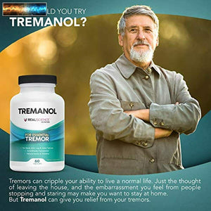 Tremanol Natural Aid for Essential Tremor - Provides Tremor Relief for Shaky Han