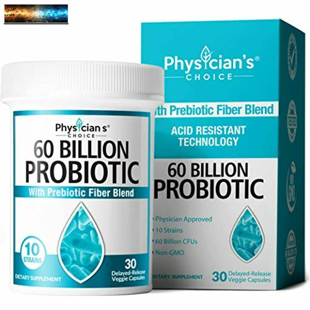 Probiotiques 60 Milliard UFC - Probiotiques pour Femmes, Hommes Et Adultes