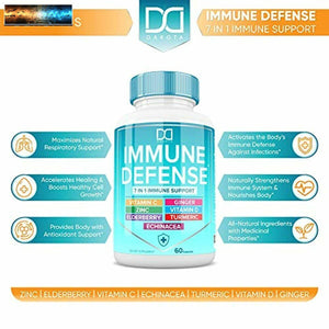 Immun Vitamine Stütz-system Booster 7 IN 1 Ergänzung Mit Zink 50mg, Vitam