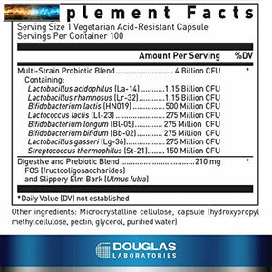 Douglas Laboratories - Multi-Probiotic 4 Milliarde - Regal Testing Probiotisch