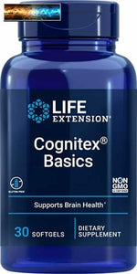 Life Extension Cognitex Basics, 30 Softgel - Multi-Nutriente Formula Per Brain H