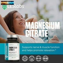 將圖片載入圖庫檢視器 LES Labs Magnesio Citrato, No-Ogm Supplemento, 750mg, 120 Pillole
