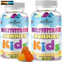 將圖片載入圖庫檢視器 Journalier Gomme Multivitamine Pour Enfants - 2 Paquet - Immunitaire &amp; Energy
