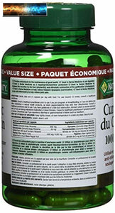 Nature's Bounty Cúrcuma Curcumina 1000mg Plus Pimienta Negra, 90 Cápsulas