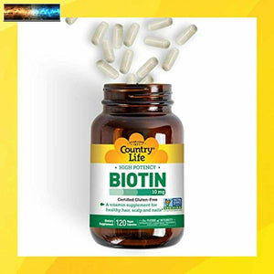 Biotin Hohe Potenz 10 MG 120 Veg Kappen