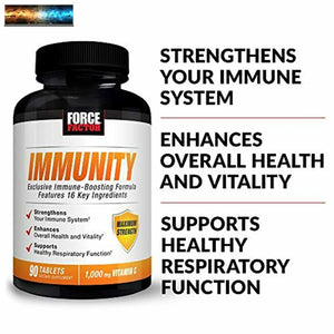 Force Factor Immunità, Supporto Immunitario Booster Con Sambuco E 1000mg Di Vita