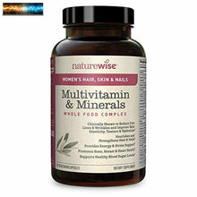 將圖片載入圖庫檢視器 NatureWise Damen Multivitamin Mit Haar, Haut, &amp; Nägel Unterstützung – Total-Bod
