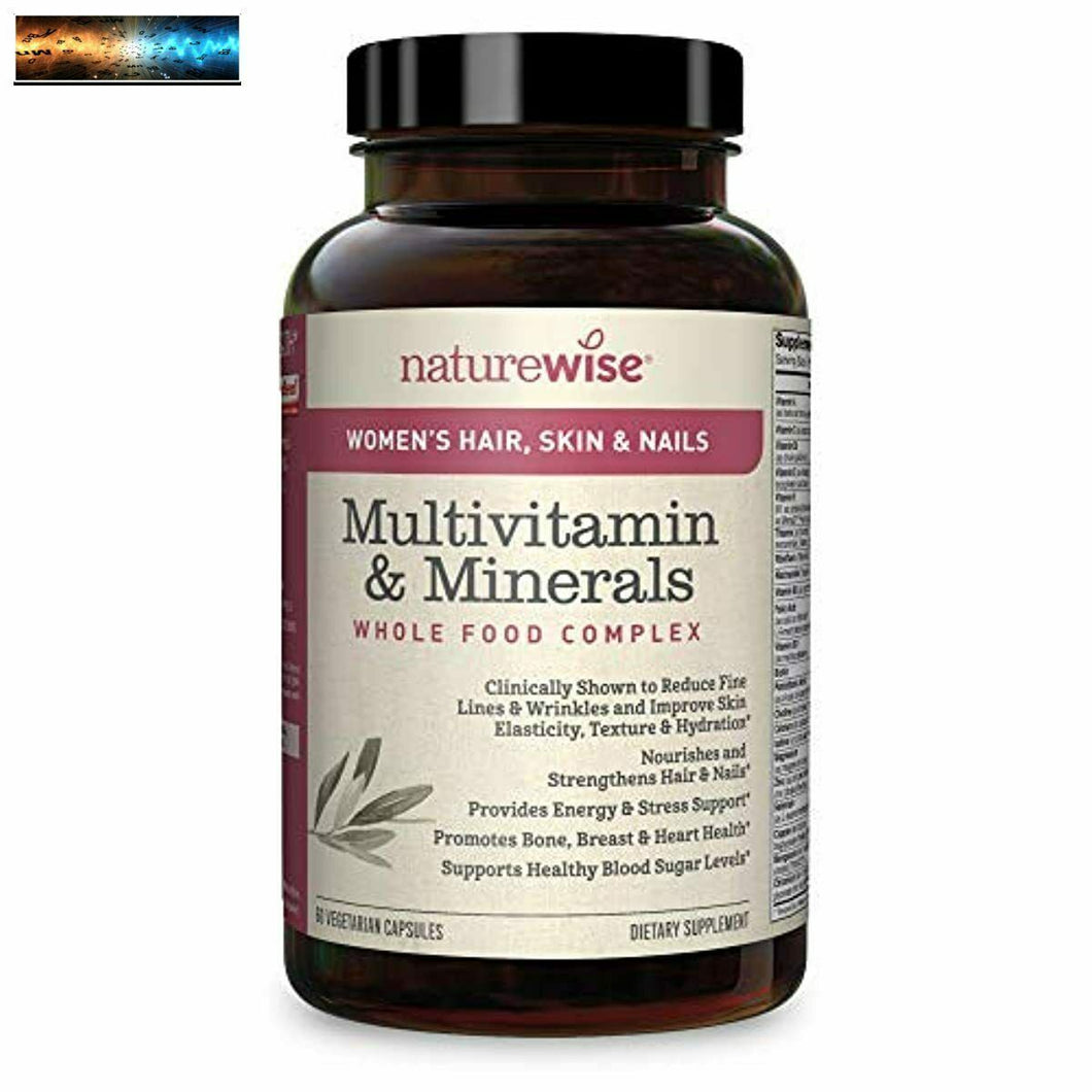 NatureWise Damen Multivitamin Mit Haar, Haut, & Nägel Unterstützung – Total-Bod