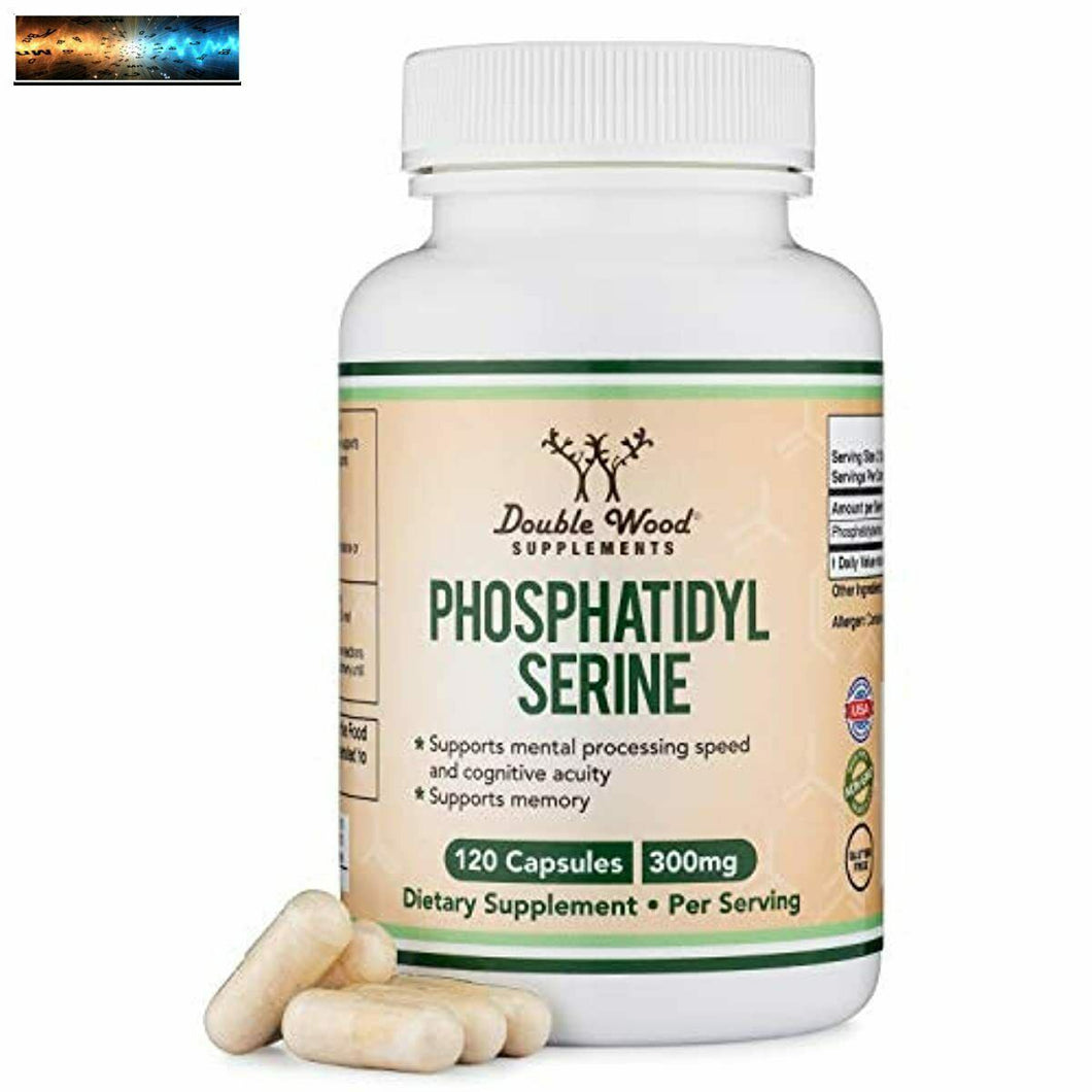 Fosfatidilserina 300mg per Porzione, Fatto Nel USA, 120 Pillole (Phosphatidy