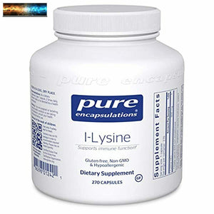 Pure Encapsulations L-LYSIN Aminosäure Ergänzung Für Immune Stütze Und Gummi
