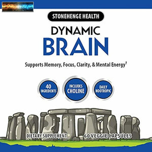 Stonehenge Health Dynamic Cervello Supplemento – Memoria, Focus, & Clarity –